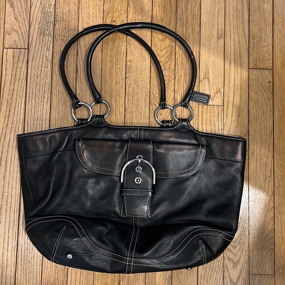 Black Coach purse - Picture 7 of 8